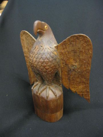 Henry Winter Carved Walnut Eagle