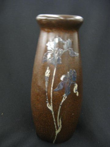 Heintz Sterling & Bronze Vase orchid