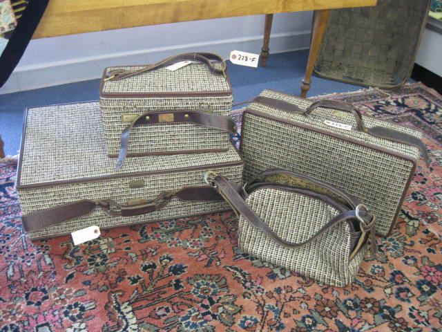 4 pc Hartmann Luggage Set tweed 14b710