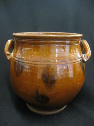 Pennsylvania Redware Pottery Handled 14b752