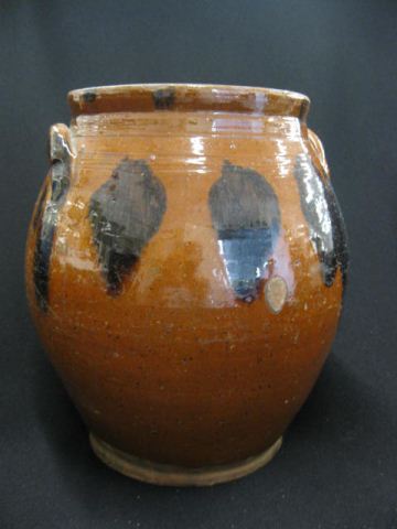 Pennsylvania Redware Pottery Handled