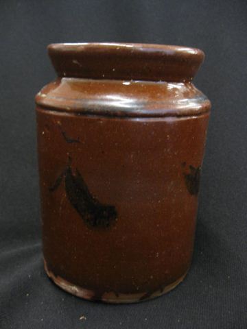 Pennsylvania Redware Pottery Crock 14b754