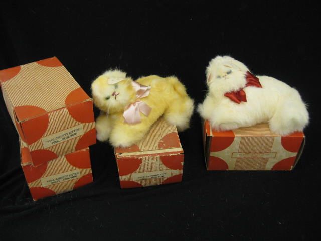 4 Christy Fur Toys of the 1950s Mint