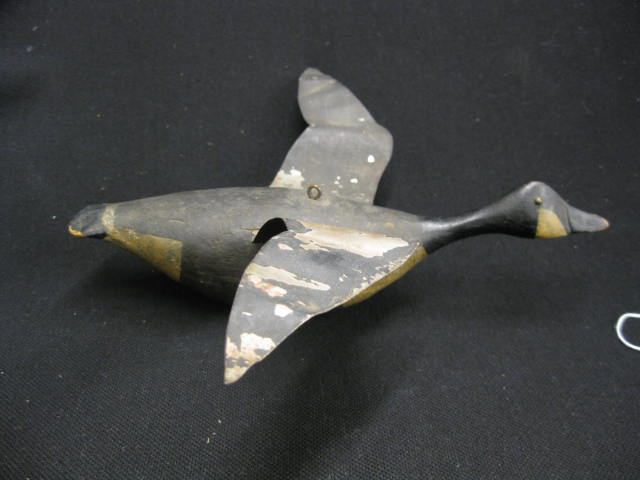 Early Decoy of a Canadian Goose carved