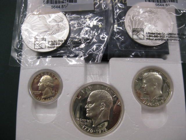 Coin Lot 2 2007 U S Silver Eagle 14b7ed