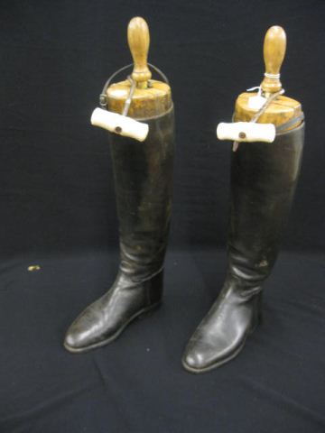Pair of English Leather Riding 14b84d