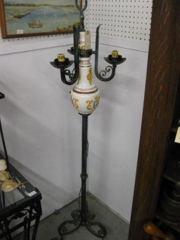 Floor Lamp wrought iron and Italian 14b867