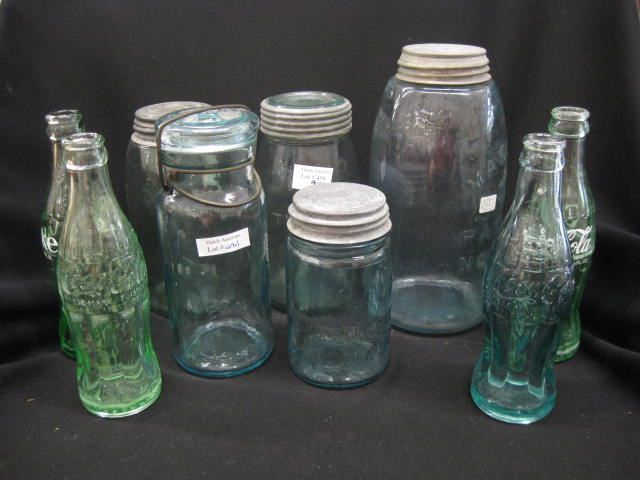 9 Bottles & Canning Jars includes 1873