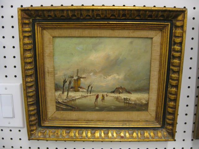Dutch Winter Landscape with Skaters 14b8a3