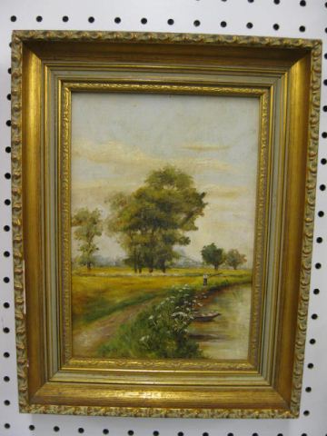 Oil on Canvas spring landscape 14b8a4