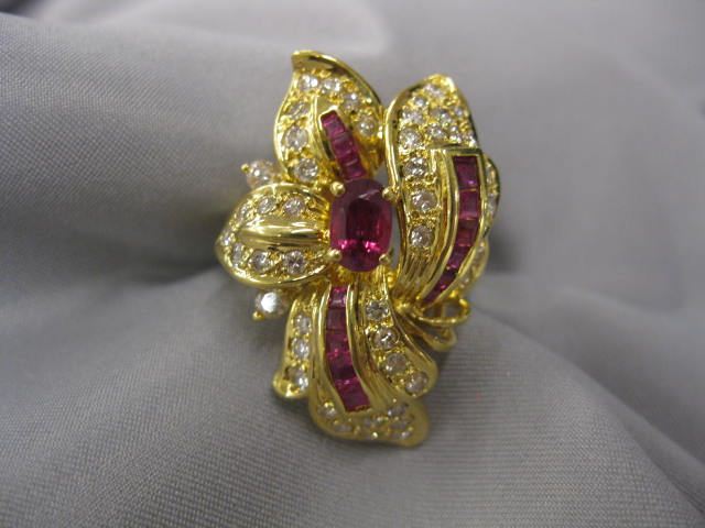 Ruby Diamond Ring rich rubies 14b8df