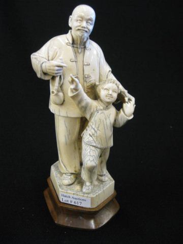 Chinese Carved Ivory Figurine of 14b902