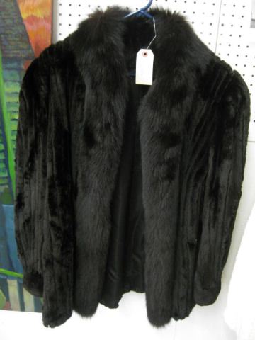 Black Fur Coat.