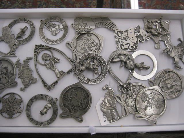 23 Pewter Christmas Ornaments includes 14b938