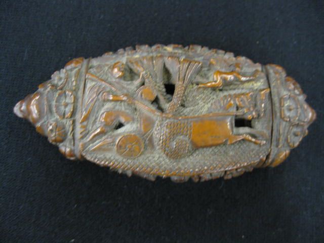 18th Century English Carved Snuff 14b943