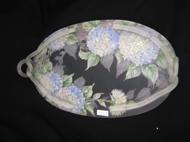 Painted Glass Dresser Tray fine 14b94d