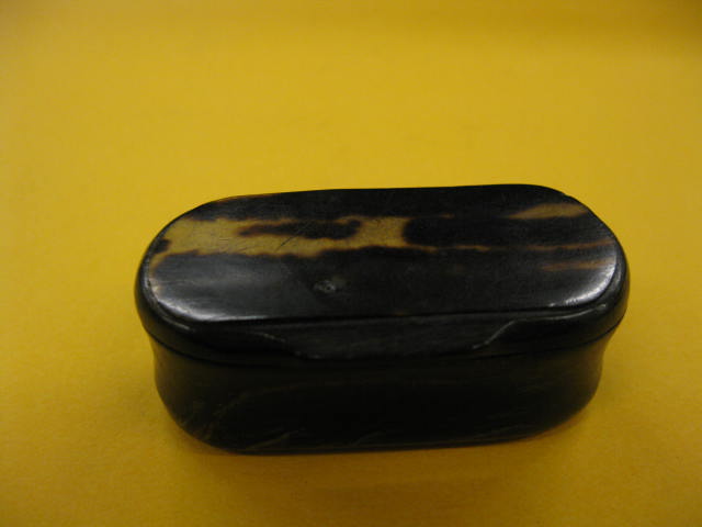 Early Tortoise Shell Snuff Box 14b978