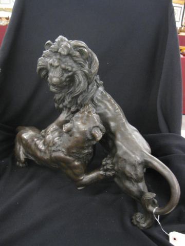 Jaqpanese Meiji Bronze of Lion