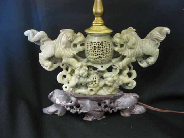 Chinese Carved Soapstone Figural