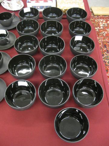 16 Wedgwood Basalt Pottery Bowls