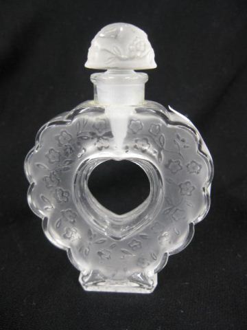 Lalique Crystal Perfume Bottle