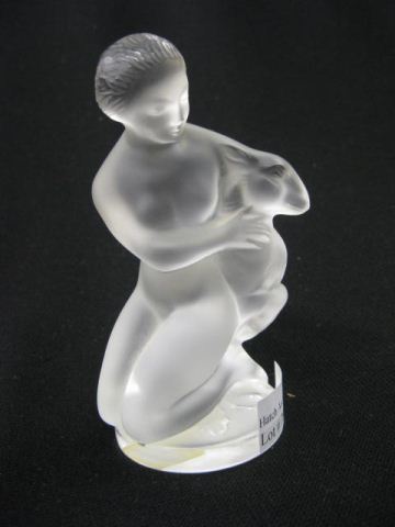 Lalique Crystal Figurine of Nude 14b9bc