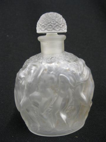 Lalique Crystal Perfume Bottlewith nudes