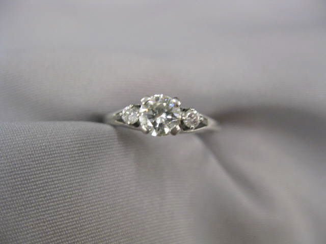 Diamond Ring .45 Carat Round Centerdiamond