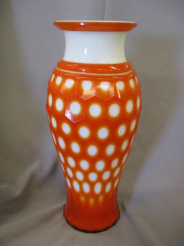 Peking Cameo Art Glass Vase vivid 14b9d6