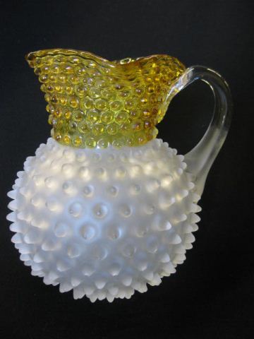 Victorian Francesware Art Glass Pitcher