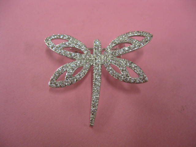 2 Figural Brooches Dragonfly  14ba01