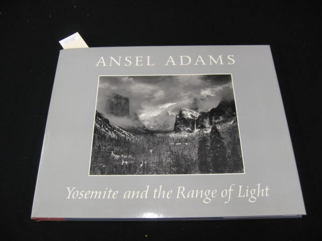 Ansel Adams Autographed Book''Yosemite