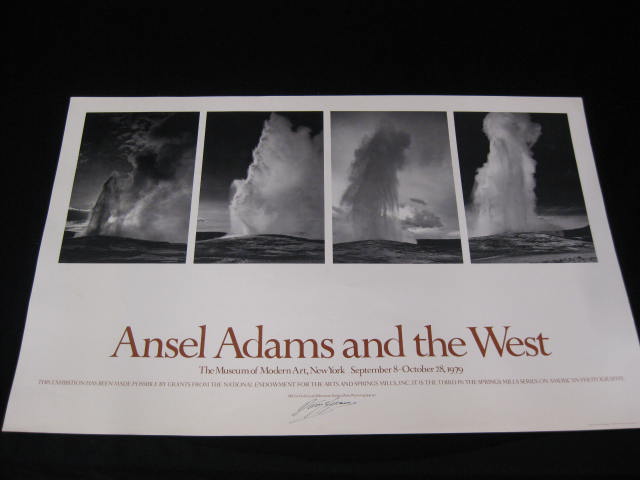 Ansel Adams Autographed Poster 14ba2f