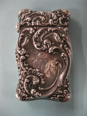 Victorian Sterling Silver Match Safe