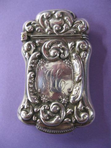 Victorian Sterling Silver Match Safe