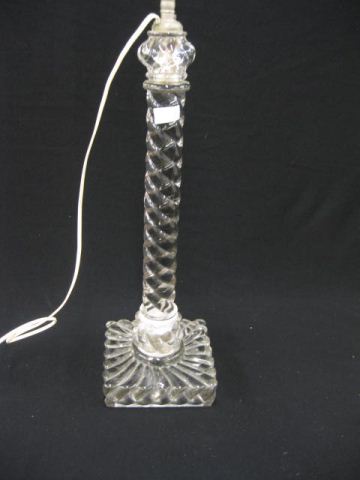 Crystal Table Lamp twist column 14ba47