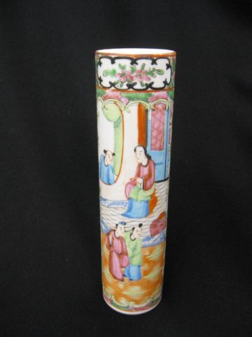 Chinese Rose Mandarin Porcelain Vase