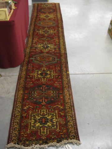 Heriz Persian Handmade Runner interesting 14ba65