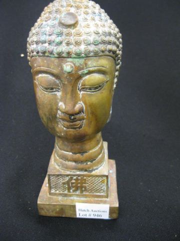 Oriental Figural Buddha Brass Seal 14ba5e