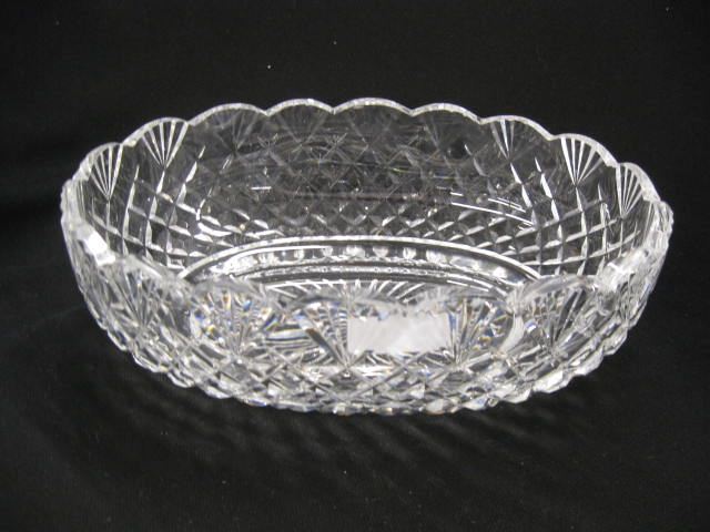 Waterford Cut Crystal Oval Centerpiece