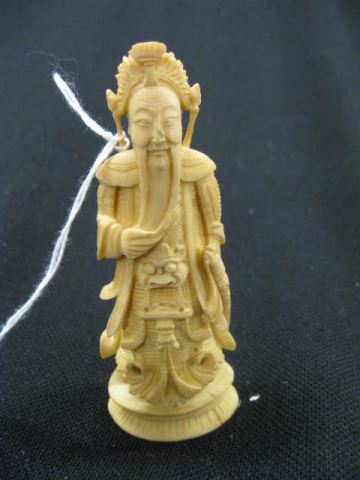 Chinese Carved Ivory Figurine of