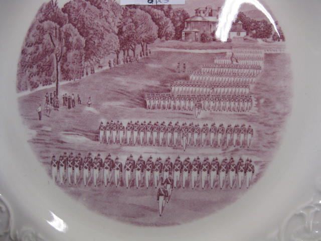 Set of 8 Wedgwood Virginia Military