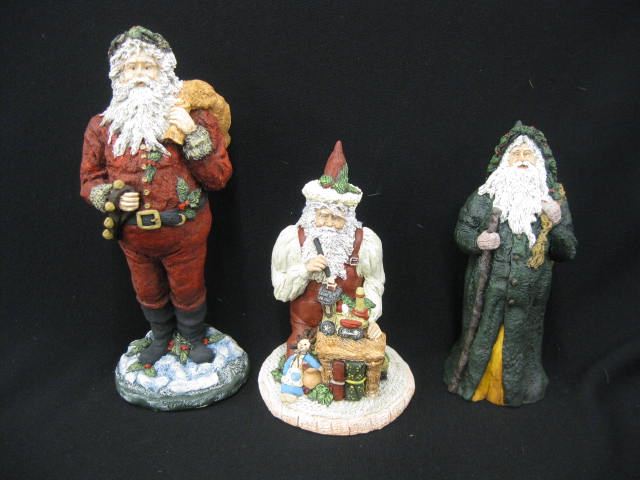 3 Pere Noel Santa Figurinesby Candy