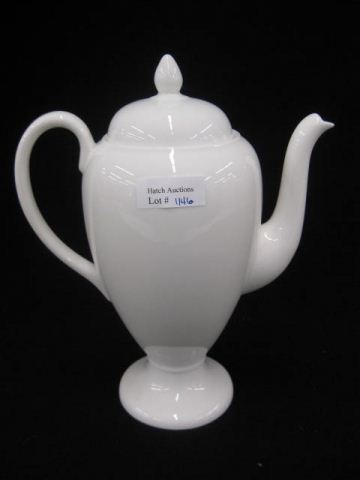 Wedgwood Porcelain Demitasse Pot white