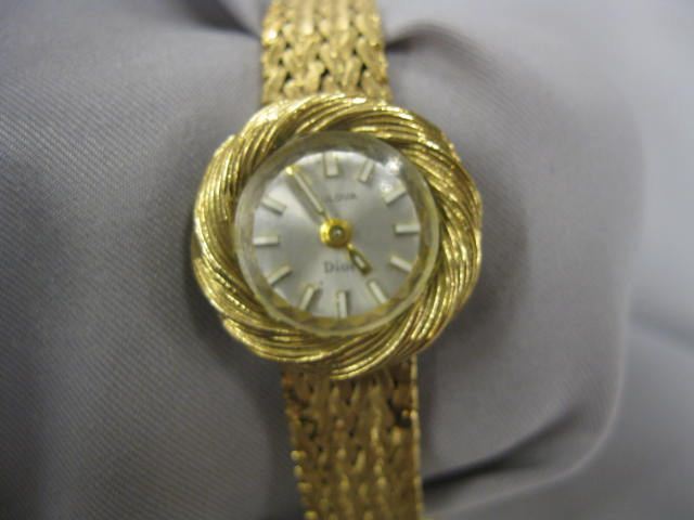 Bulova 14k Gold Ladies Wristwatch Diormodel