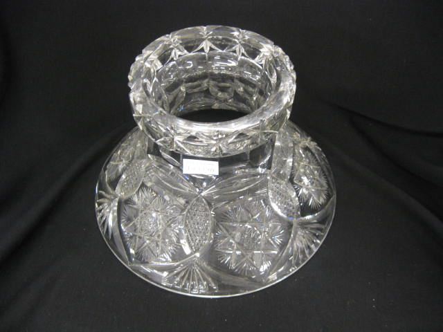 Meridan Cut Glass Punchbowl Base 14bb81