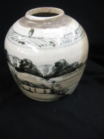Chinese Pottery Storage Jar decorated 14bba2