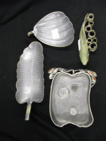 4 pcs. Chinese Pewter includes