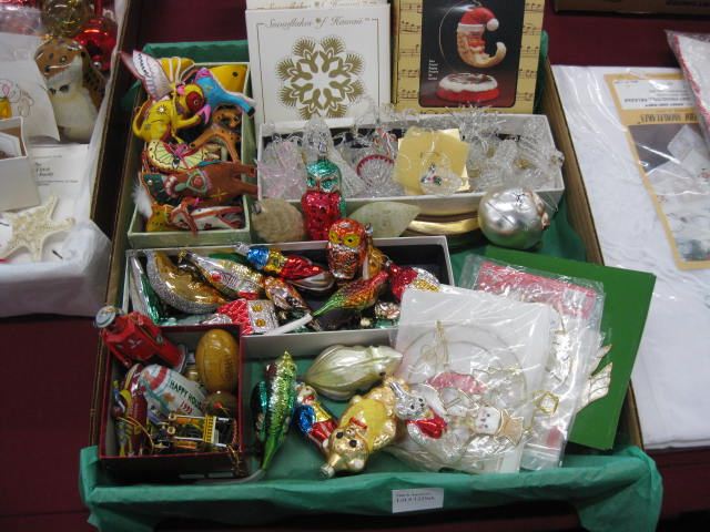 Box of Christmas Ornaments includeshandblown