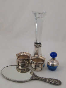 A stylish glass candlestick with